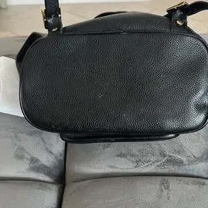 MGM | Bags | Mgm 0 Authentic Black Leather Backpack | Poshmark display picture 2